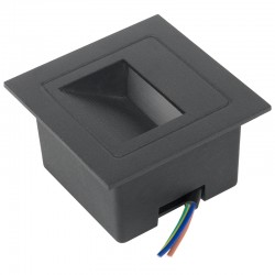 Светильник для ступеней General GSTL-ST1-1BT-5K, 460102, пластик, черный