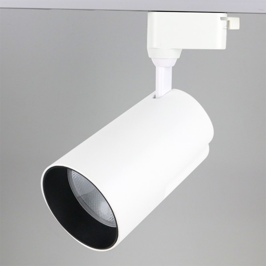 Купить оптом Трековый светильник однофазный General GTR-25-1-IP40-S-W-4, 580043, 25 Вт, белый в Беларуси