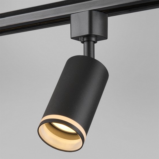 Купить оптом Трековый светильник однофазный General GTR-GU10-1-LR-IP40-B, 580213, под лампу GU10, черный в Беларуси