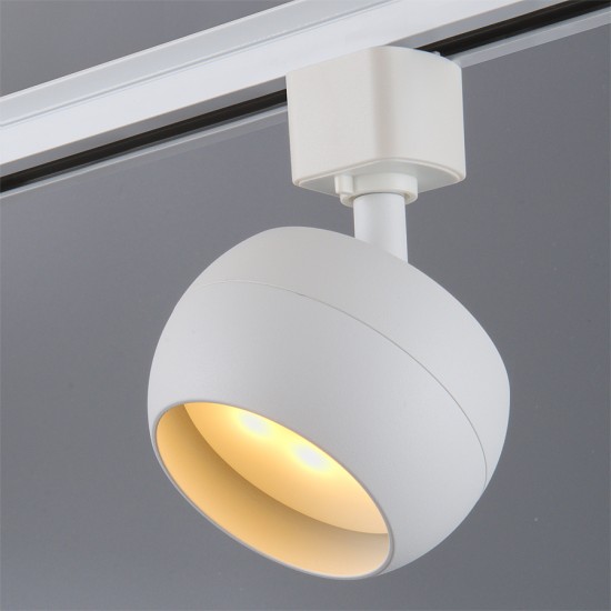 Купить оптом Трековый светильник однофазный General GTR-GX53-1-IP40-W, 580228, под лампу GX53, белый в Беларуси