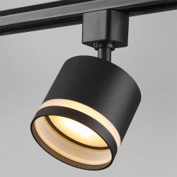 Трековый светильник однофазный General GTR-GX53-1-LR-IP40-B, 580221, под лампу GX53, черный