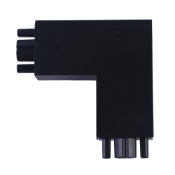 Коннектор шинопровода угловой AC-B-TL черный серии TOP-LINE IN HOME