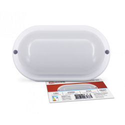 Светильник светодиодный герметичный СПП-ОВАЛ 12Вт 230В 6500К 960Лм IP65 IN HOME