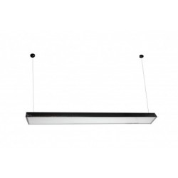 Светильник светодиодный Линейный 45W 6500K 1180х180х40мм IP40 подвес 1м СириусА
