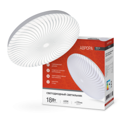 Светильник светодиодный серии DECO АВРОРА 18Вт 230В 4000К 1620Лм 260х55мм IN HOME